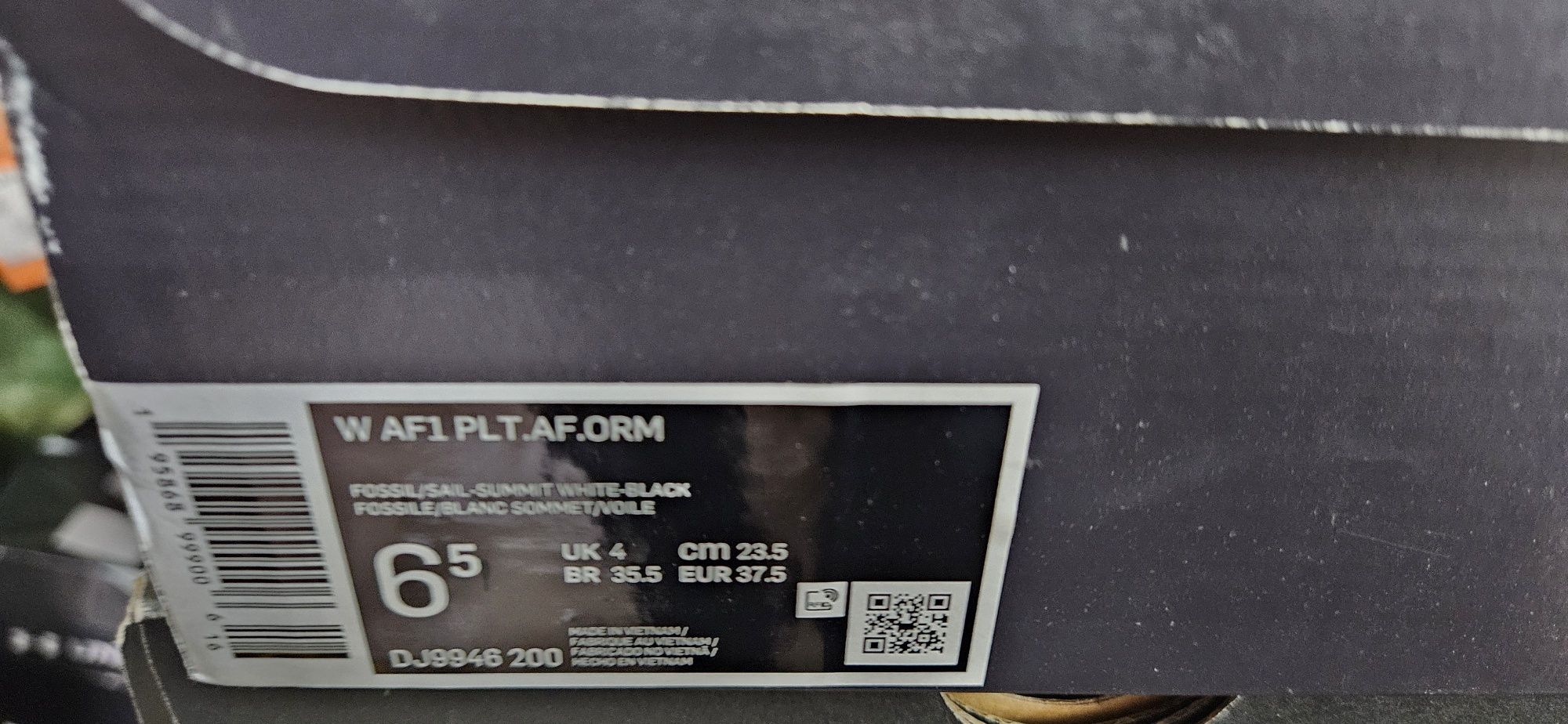 Кроссовки Nike W Af1 Plt.af.orm (DJ9946-200). РОЗМІР 37.5