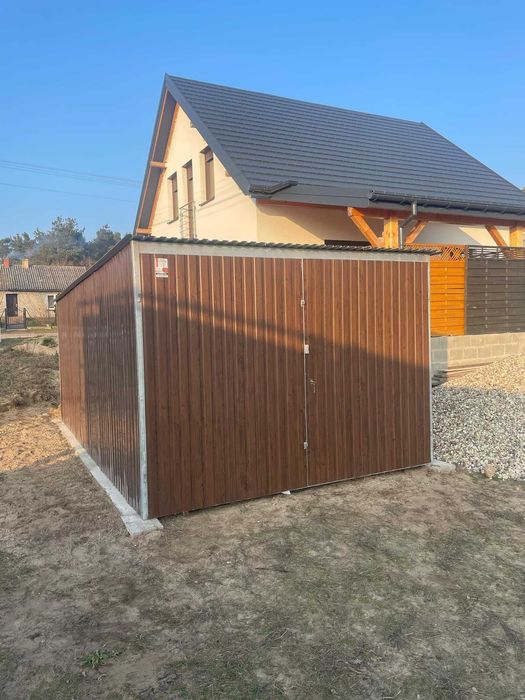 Garaż 3x5 DREWNOPODOBNY- promocja do wyczerpania zapasów