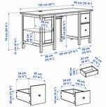 Secretária Ikea (coleção hemmes)