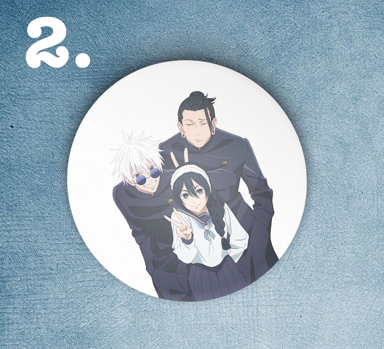 Аніме значки Годжо Сатору \ Аниме значки Магическая битва