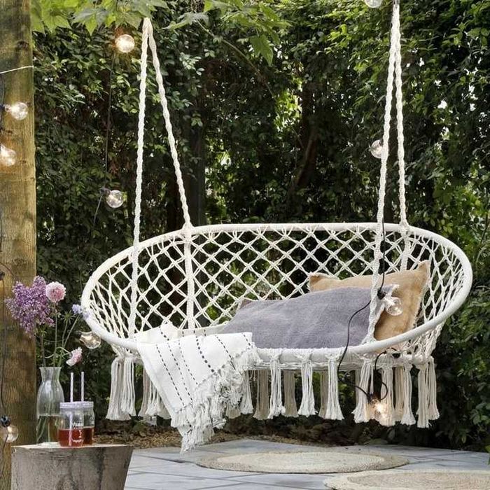HUŚTAWKA WISZĄCA DWUOSOBOWA bocianie gniazdo hamak fotel wiszący