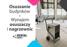 OSUSZANIE i CHŁODZENIE budynków, Osuszacze, Klimatyzatory, WYNAJEM
