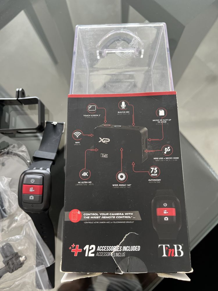 Câmara de filmar Wifi 4k XP40 Ultra HD