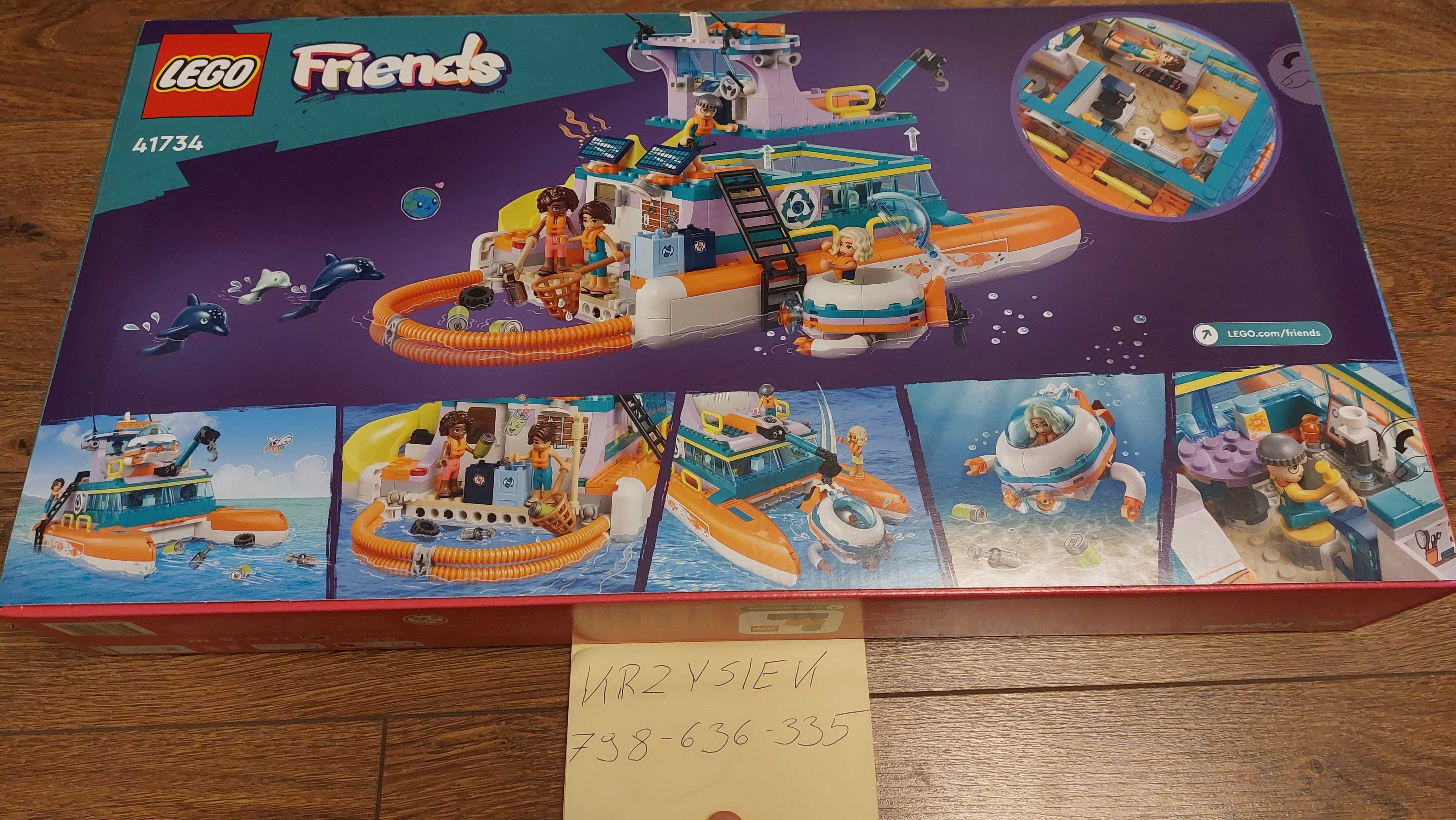 LEGO  41734 Friends Morska łódź ratunkowa , nowa