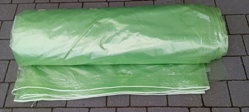 FOLIA TUNELOWA UV4 czterosezonowa – zielona sznurek gratis 8x31,6