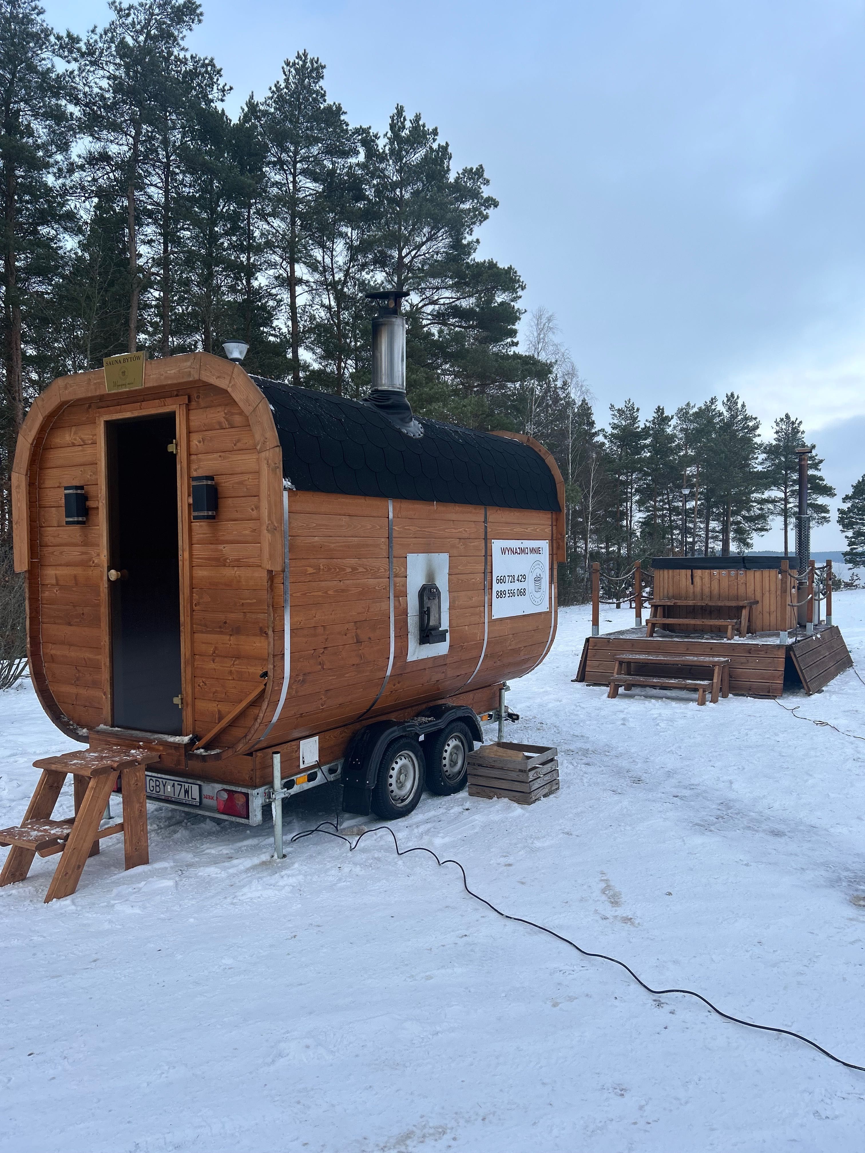 Mobilna sauna i balia wynajem