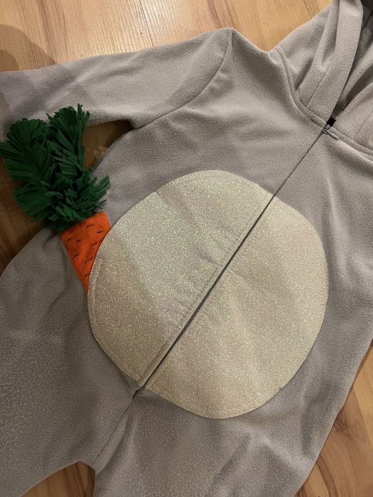 Новорічний костюм зайчика на 2-3 роки