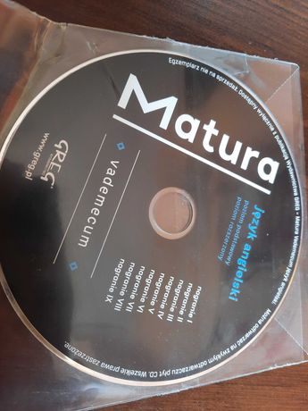 MATURA vademecum język angielski płyta CD