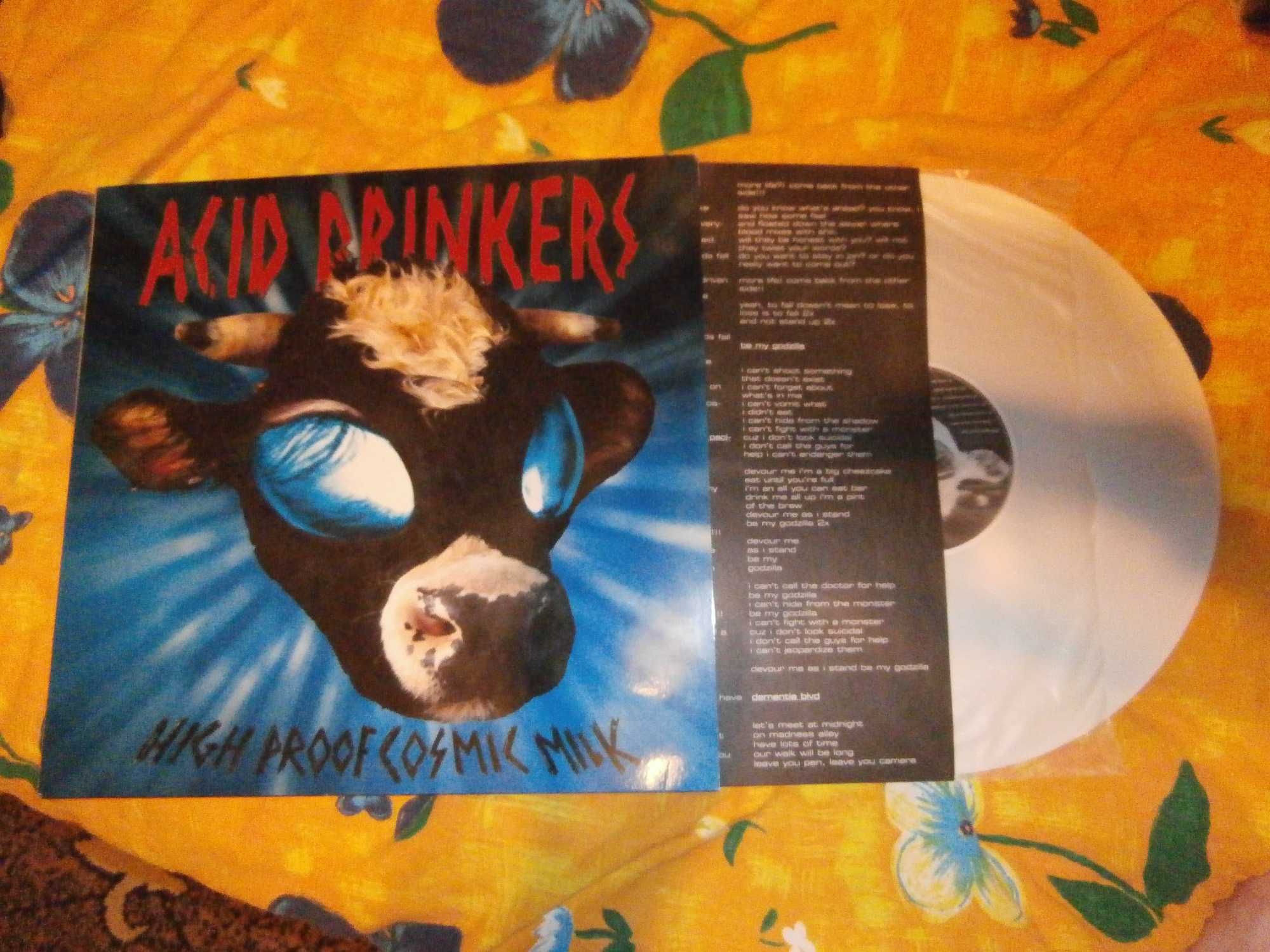 Acid Drinkers – High Proof Cosmic Milk (biały vinyl) LP White