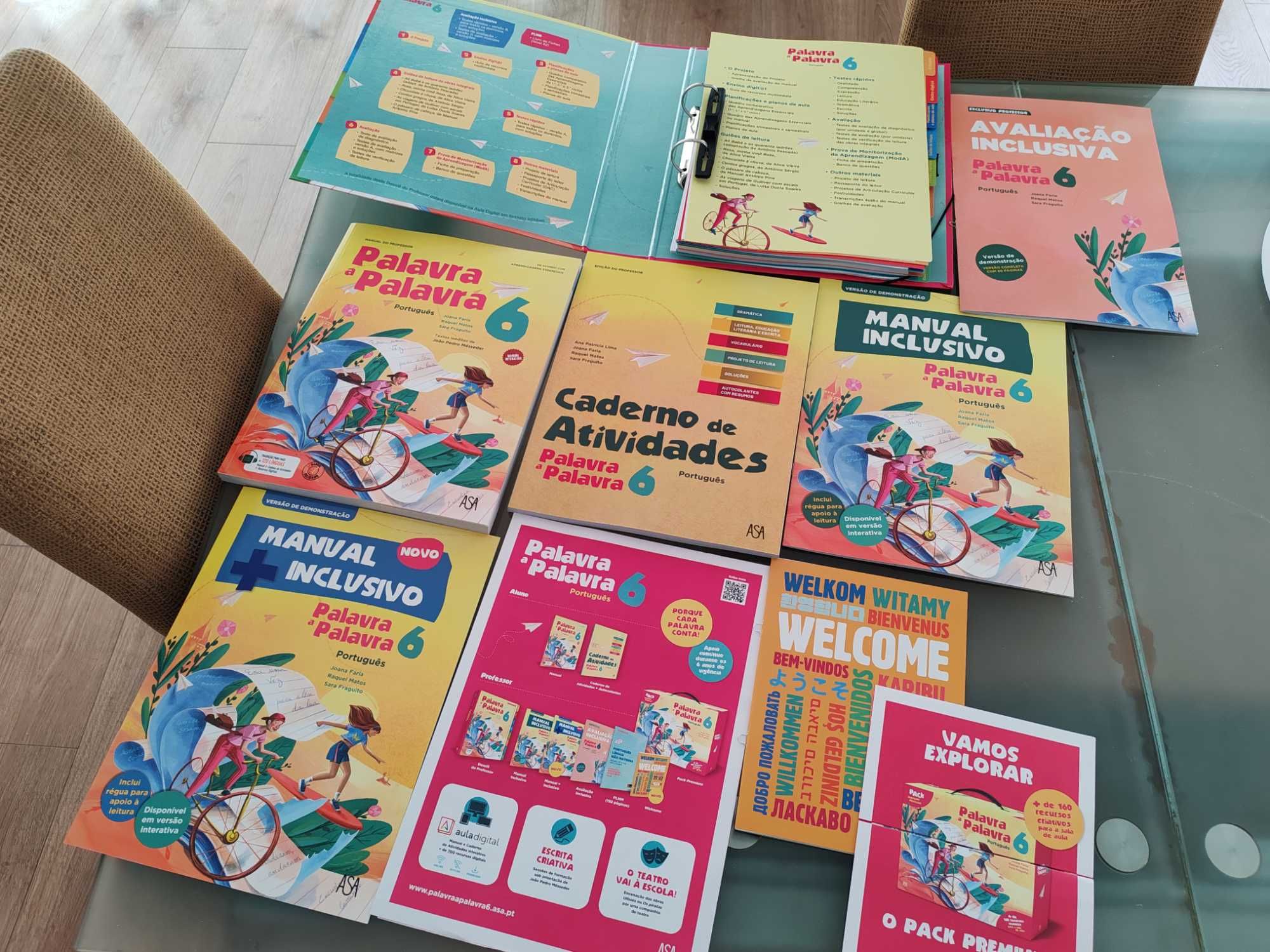 Livros professor Mensagens 6/ Palavra a Palavra 6 novos 25