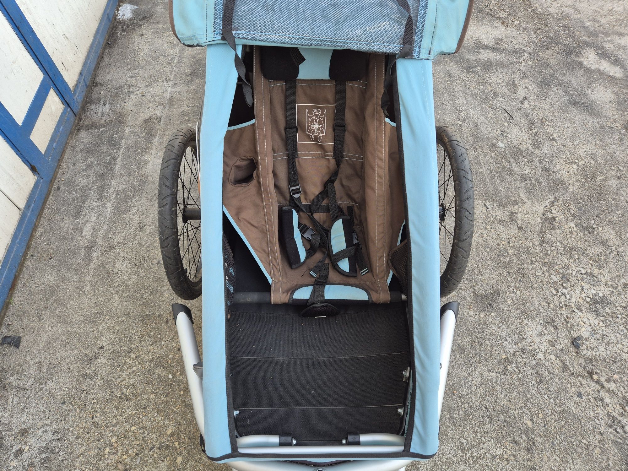 Hamak Model 2019 Oświetlenie LED Przyczepka CROOZER For 1 Kids 
Mod
