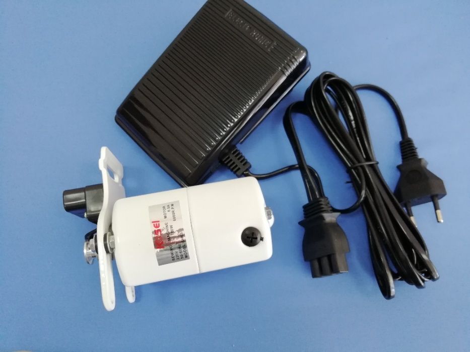 Kit motor, pedal e correia máquina costura - Novo