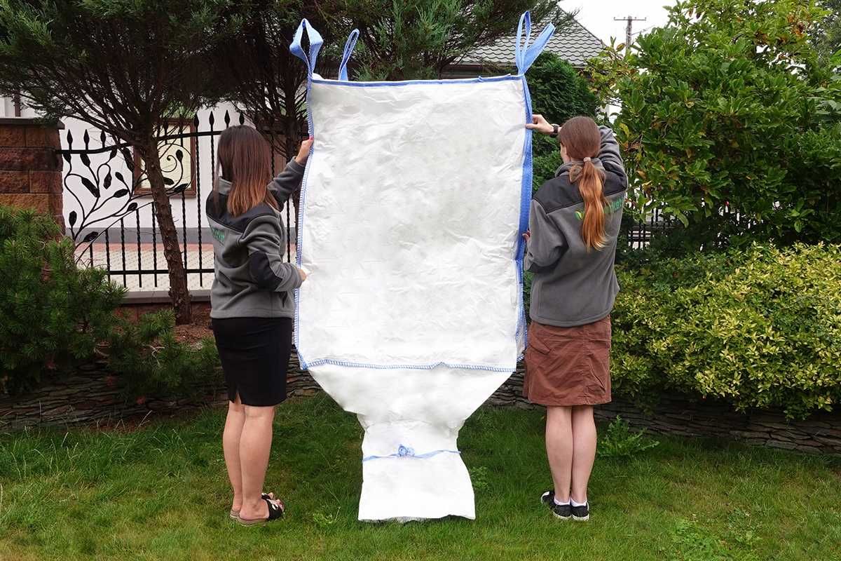 Worek big-bag 86x106x135 worki BIGBAGI na zboże gruz śmieci Jak Nowy