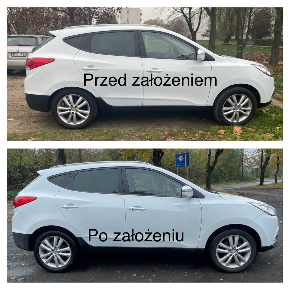 Tuleje / podkładki pod sprzężony Hyundai ix35 / Kia Sportage III