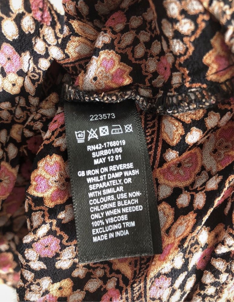 Bluzka nietoperz kimono tunika boho Monsoon