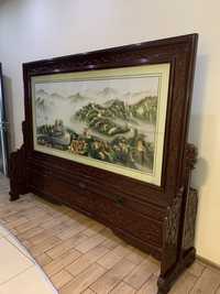 Продам напольную картину «Китайская стена» вышивка
