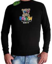 Bluza męska BARROW black nadruk logo