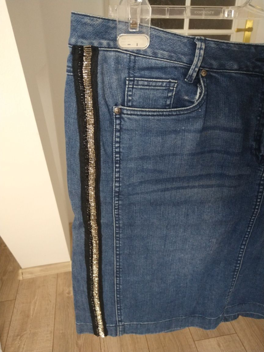 Charles Vögele spódniczka jeansowa  46 XXL xl