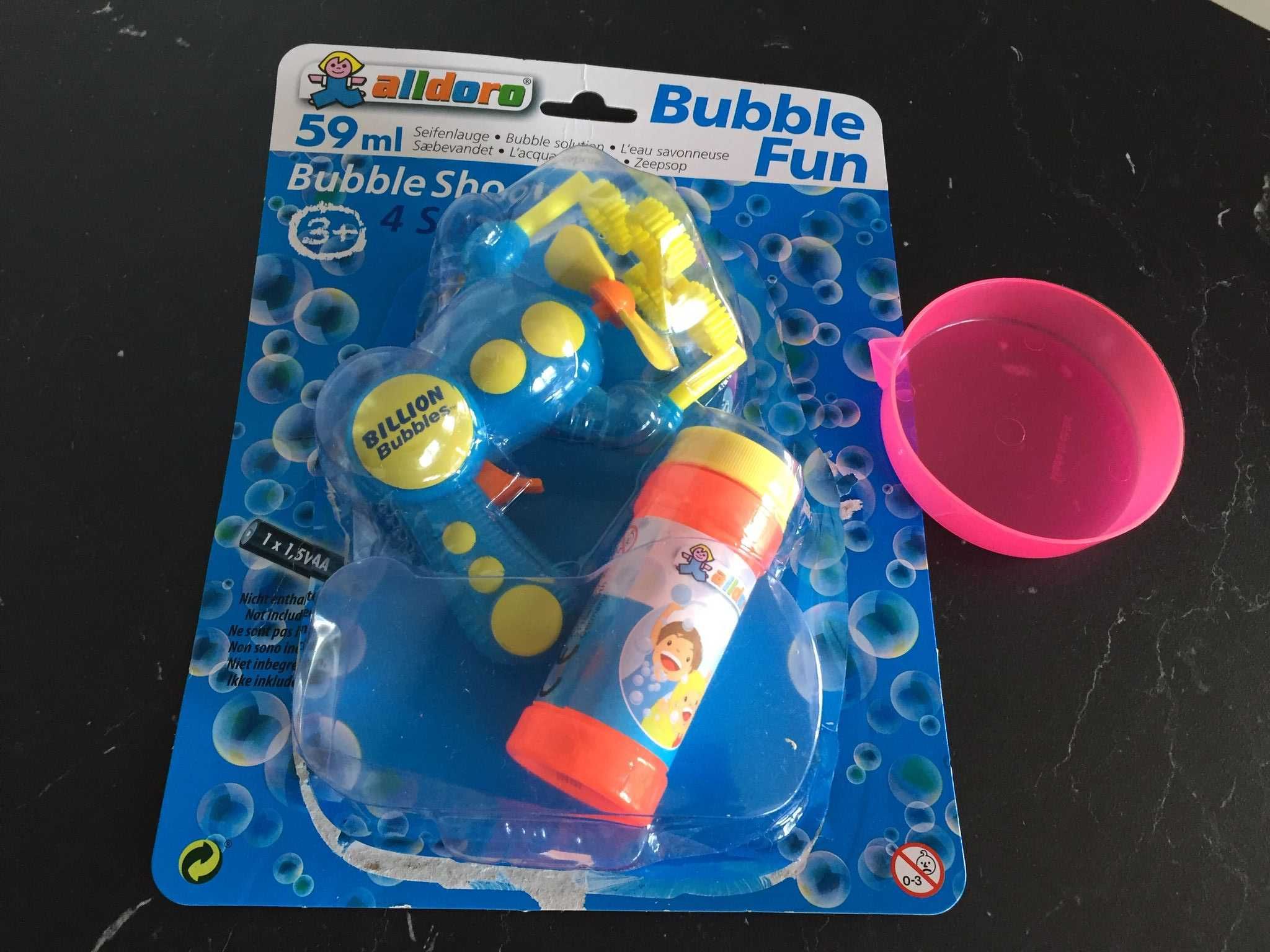 Bubble Fun pistolet do baniek mydlanych