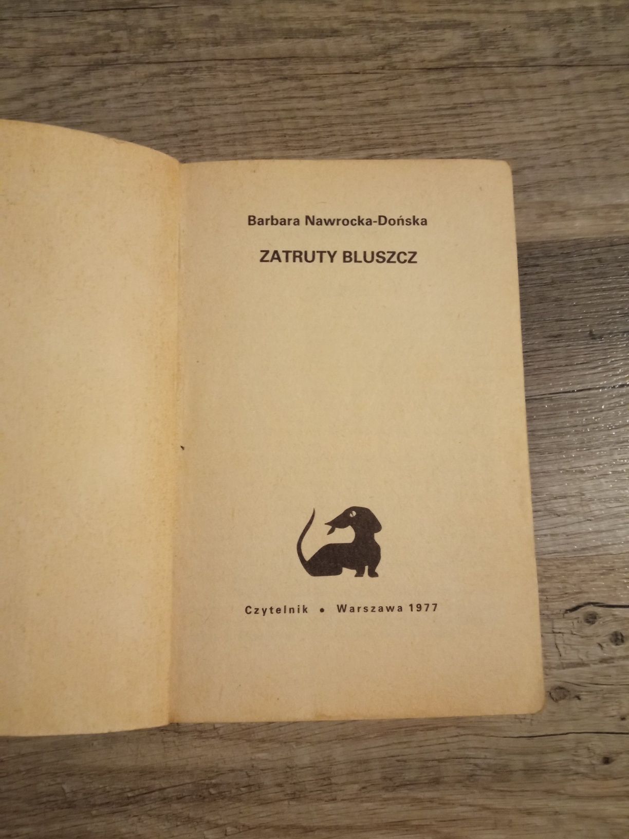 Zatruty bluszcz Barbara Nawrocka-Dońska 1977
