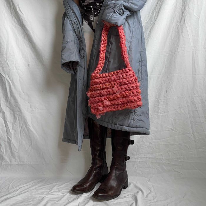 Bolsa de ombro feito à mão