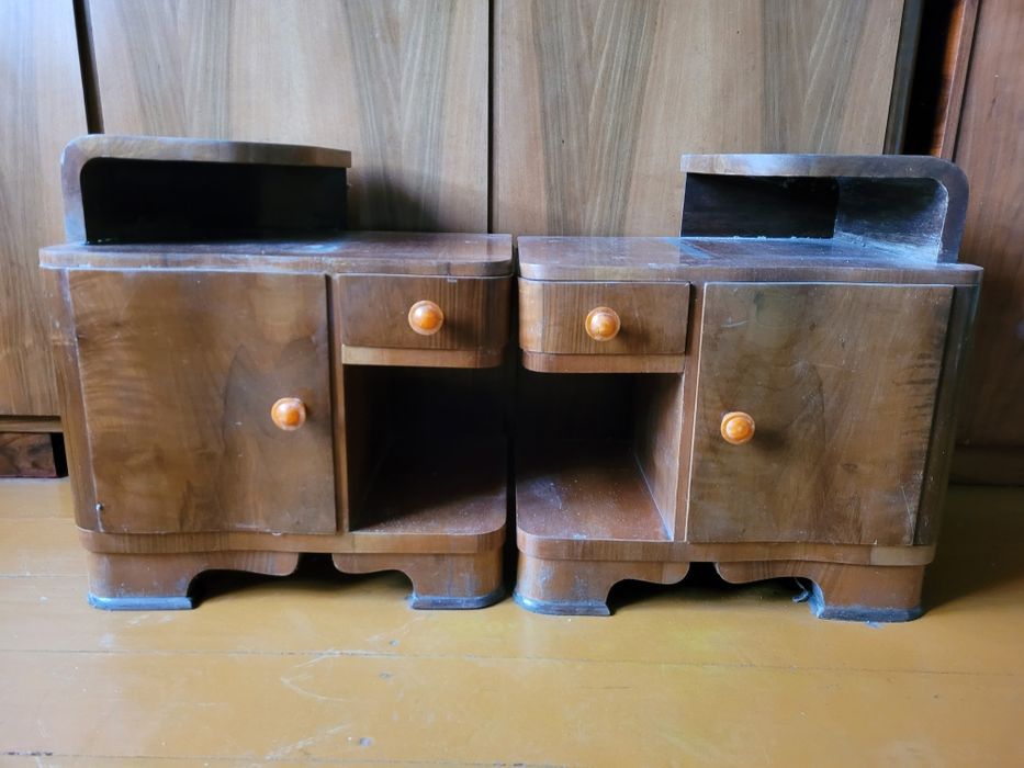 2 szafki nocne PRL