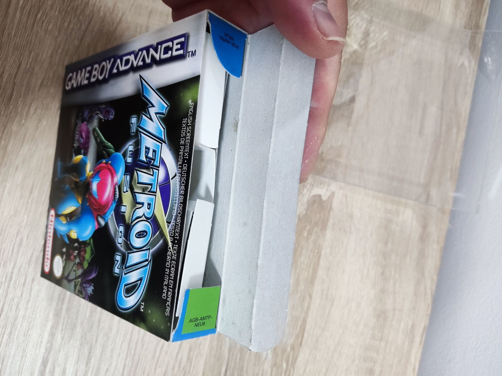 Metroid Fusion completo como novo game Boy advance