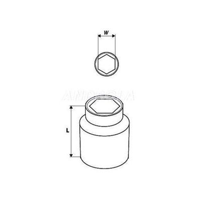 Nasadka Sześciokątna 1/2" 11Mm Neo 08-011