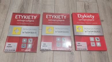 Etykiety samoprzylepne 210x148 mm 3 opakowania