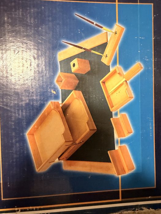 Настільний набір з дерева з девяти предметів