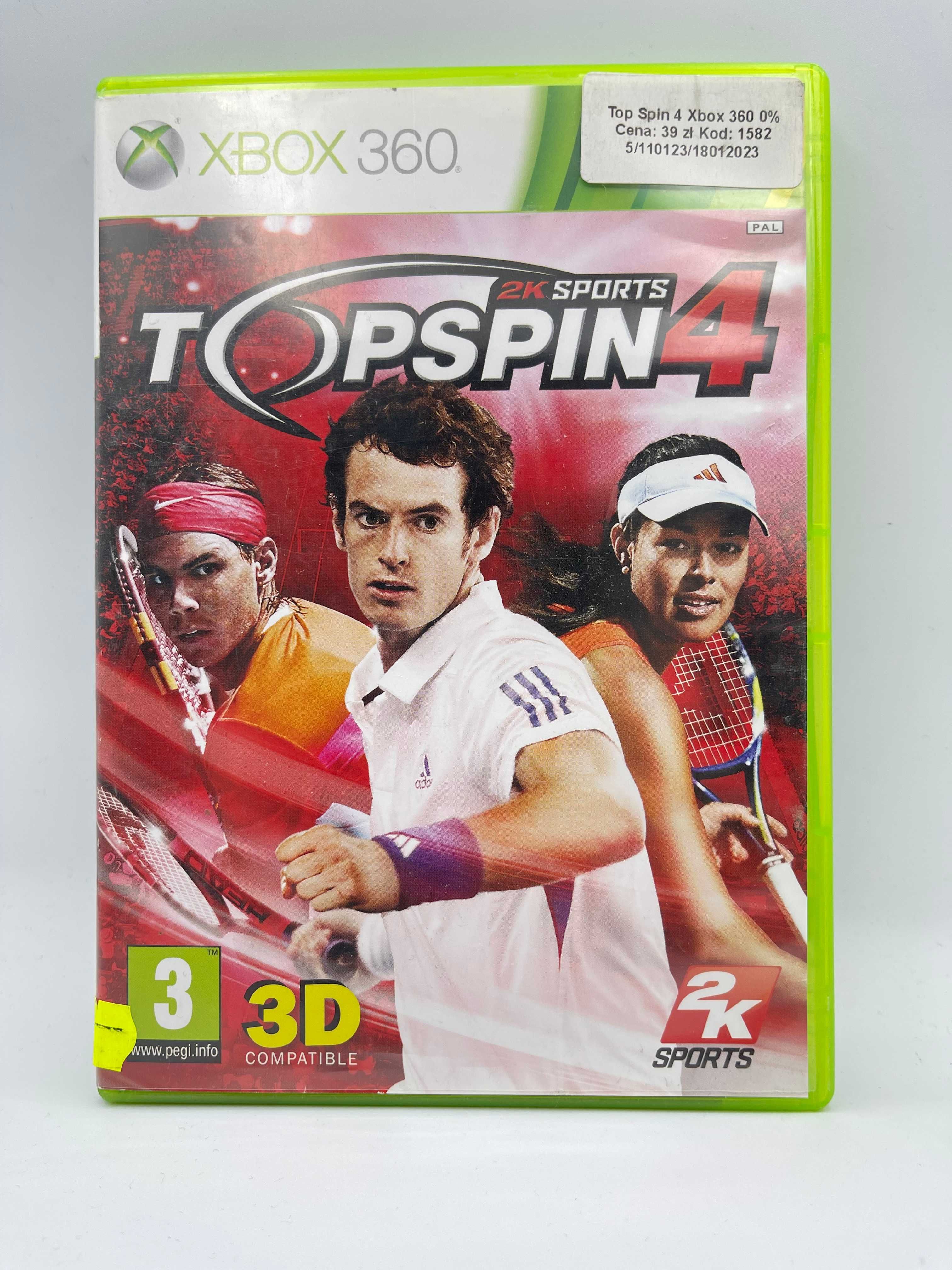 Top Spin 4 Xbox 360