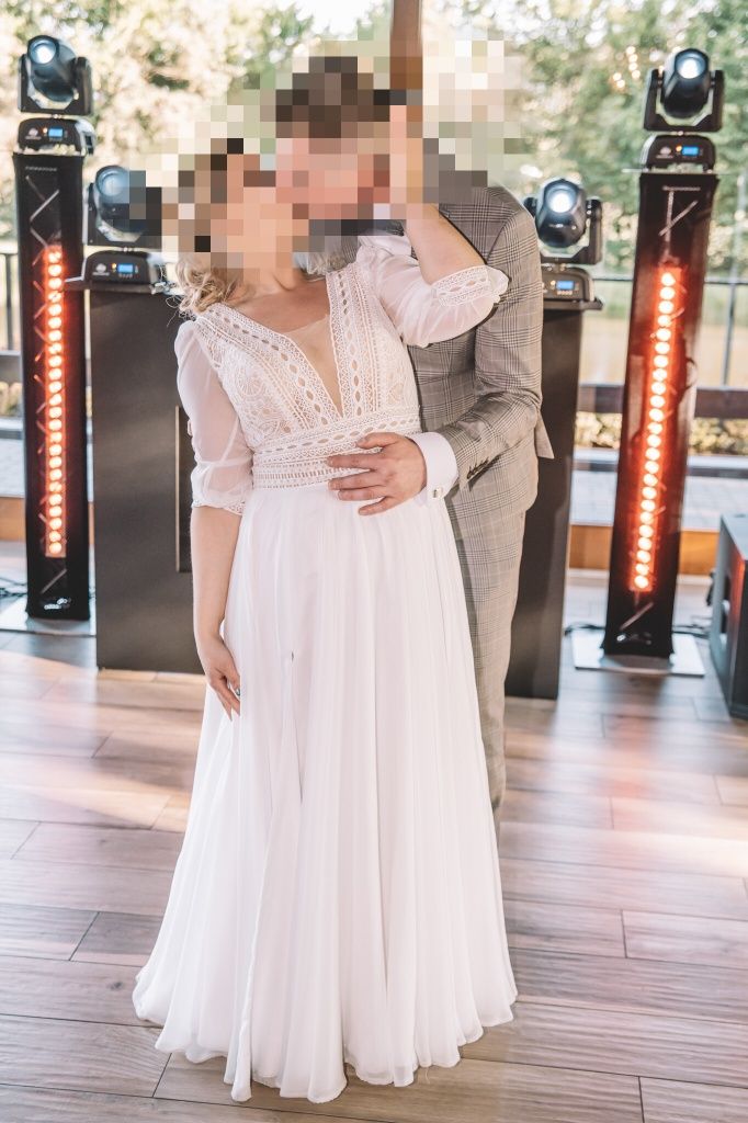 Suknia ślubna Boho r.38/40