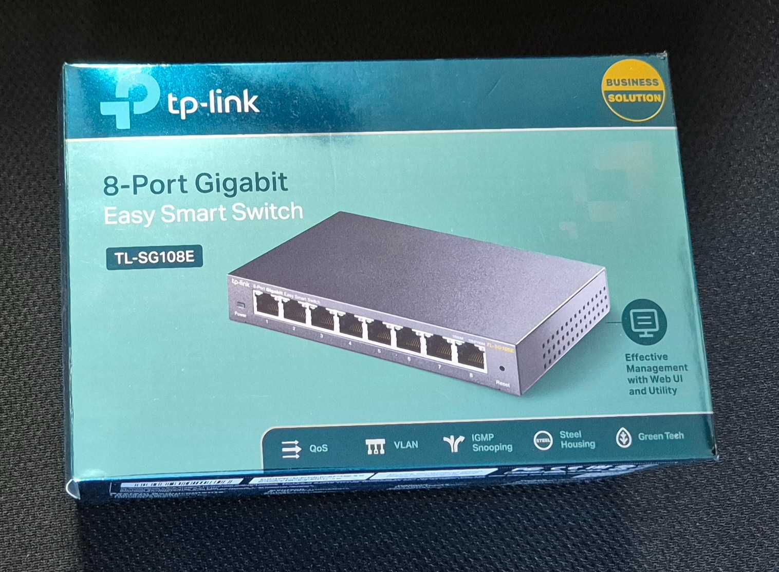 Switch TP-Link TL-SG108E 8 Portas Gigabit (Como Novo)