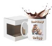 Kubek Ceramiczny Kapibara Don't Worry Be Capy Prezent Upominek