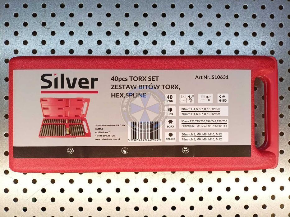 Bity klucze torx, spline, imbus, zestaw 40-el. zestaw bitów bity torx