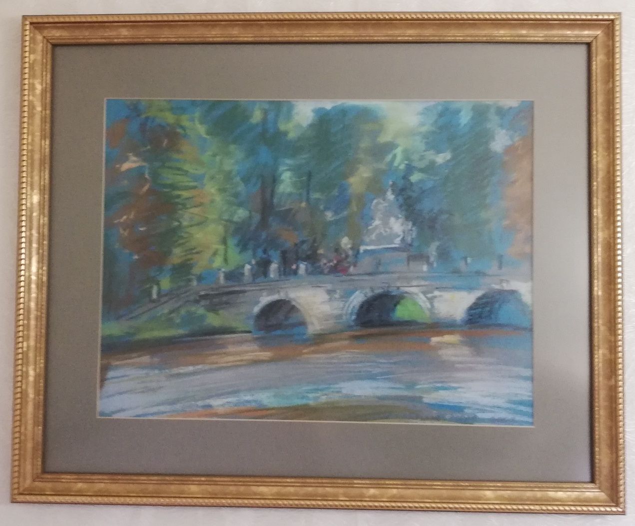 KODAR obraz pastel Warszawa Łazienki