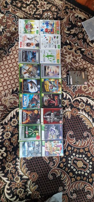 Колекція ігрових дисків (Xbox, Xbox 360, PS2, Wii)