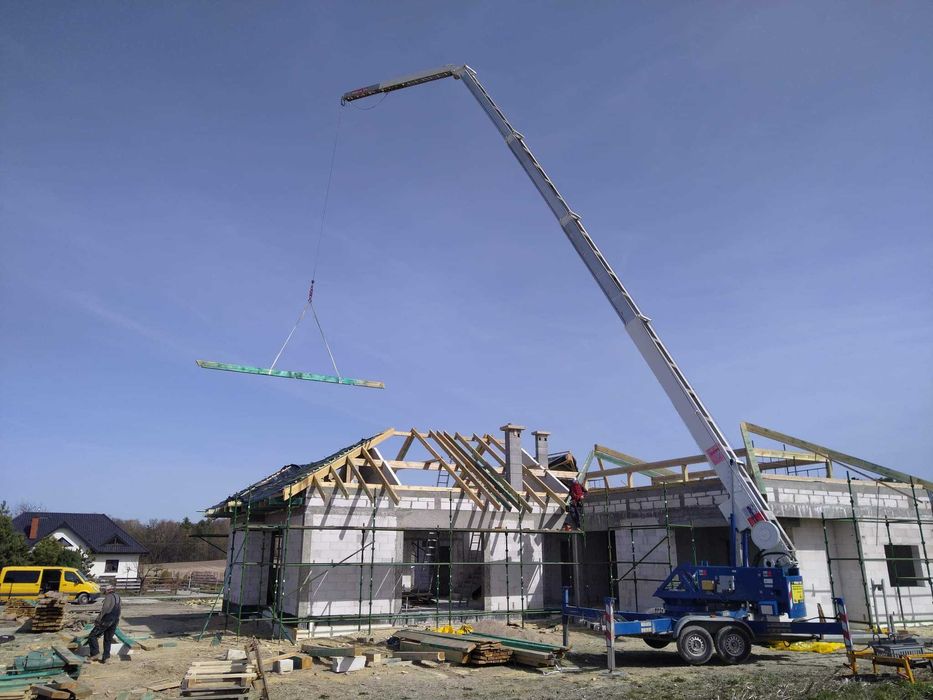 Dźwig Ciesielsko Dekarski Wynajem 27 m Lubelskie