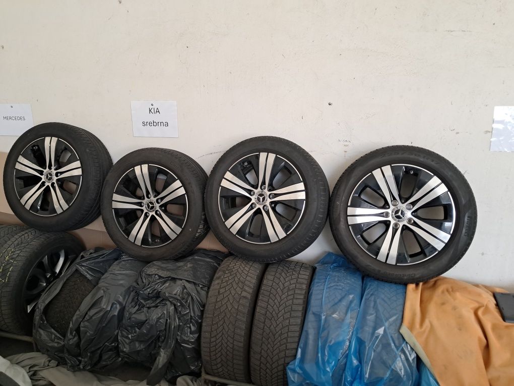 Alufelgi Mercedes 17" 5x112 opony letnie 225/50/17