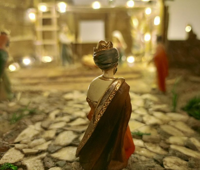 Szopka bożonarodzeniowa .Rękodzieło