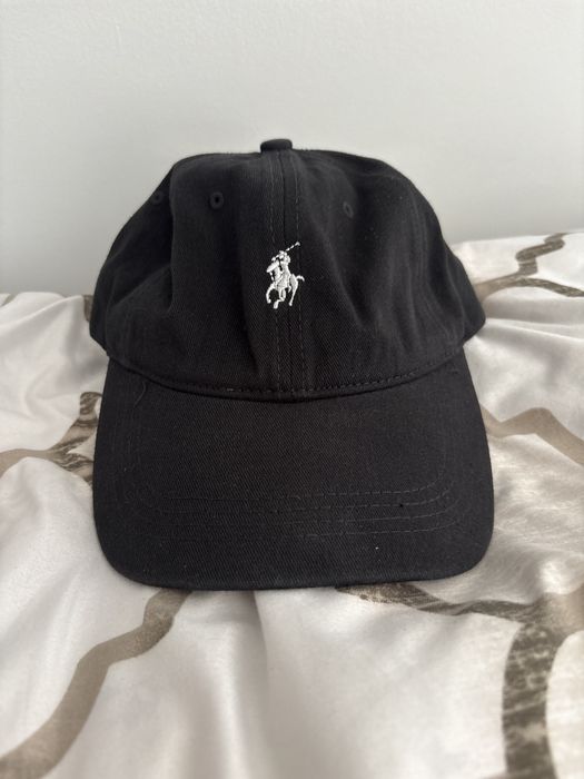 czarna czapka ralph lauren
