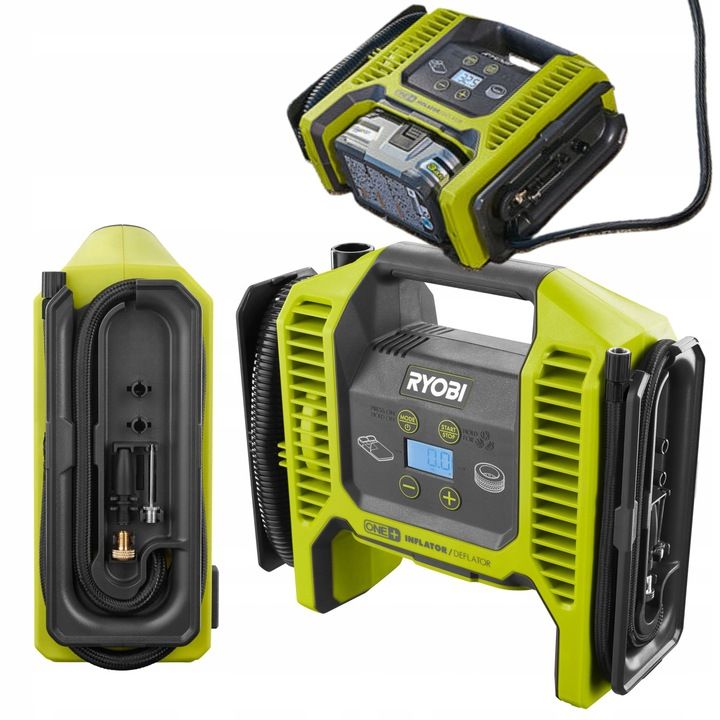 Ryobi Kompresor Pompka Akumulatorowa Programowalny Interfejs R18mi-0 1