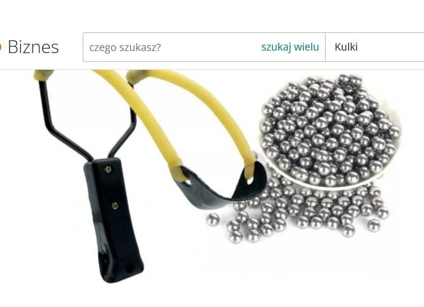 QBest nowa proca wędkarska plus 500 kulek stalowych 8 mm