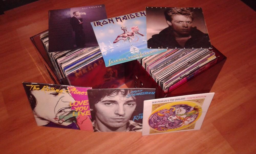 Discos de vinil diversos (LP, Maxi-single e Single)