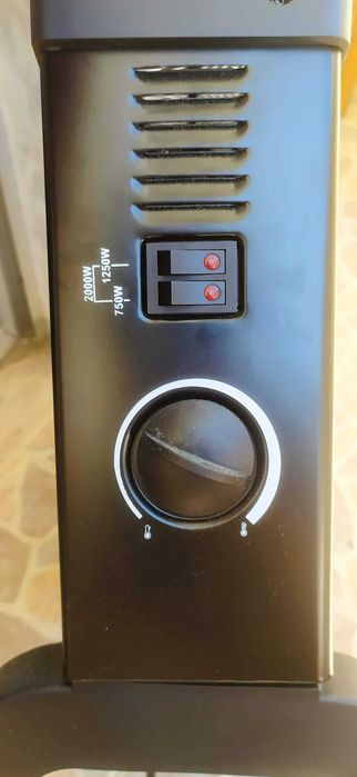Tres radiadores/aquecedores electricos 2000 W