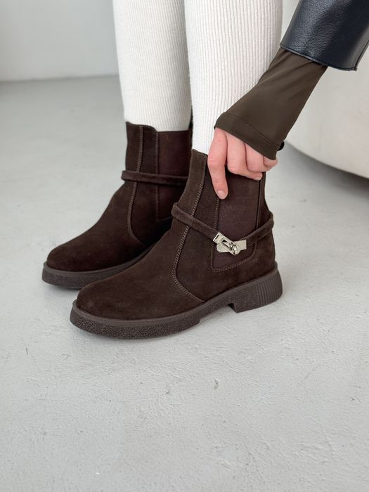 ᐉ РАСПРОДАЖА‼️Замшевые ботинки байка демисезон Премиум Италия АКЦИЯ!!!