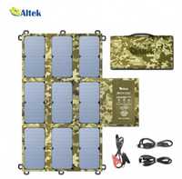 Зарядка от солнца Altek ALT63Вт для дрона, повербанка, планшета