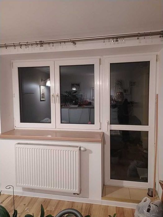 Okno z drzwiami balkonowymi