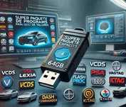 Pack Mapas de Reprogramação automóvel usb 64gb