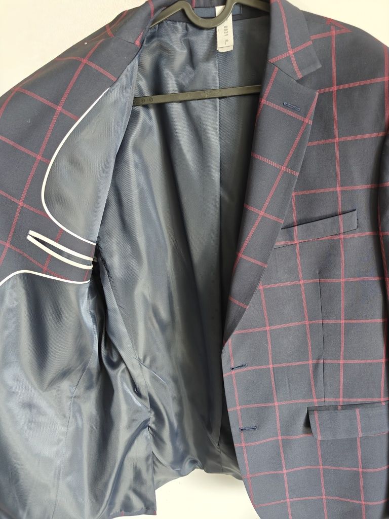 Garnitur męski Kubenz Copart Slim W2 – jak nowy!